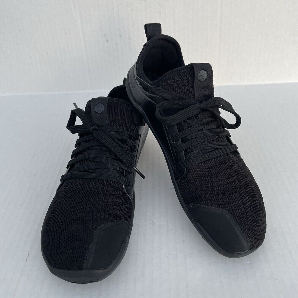 Vivobarefoot Womens Kasana Knit & Leather Black Minimalist Barefoot Shoes 8 EU39 - Picture 2 of 13